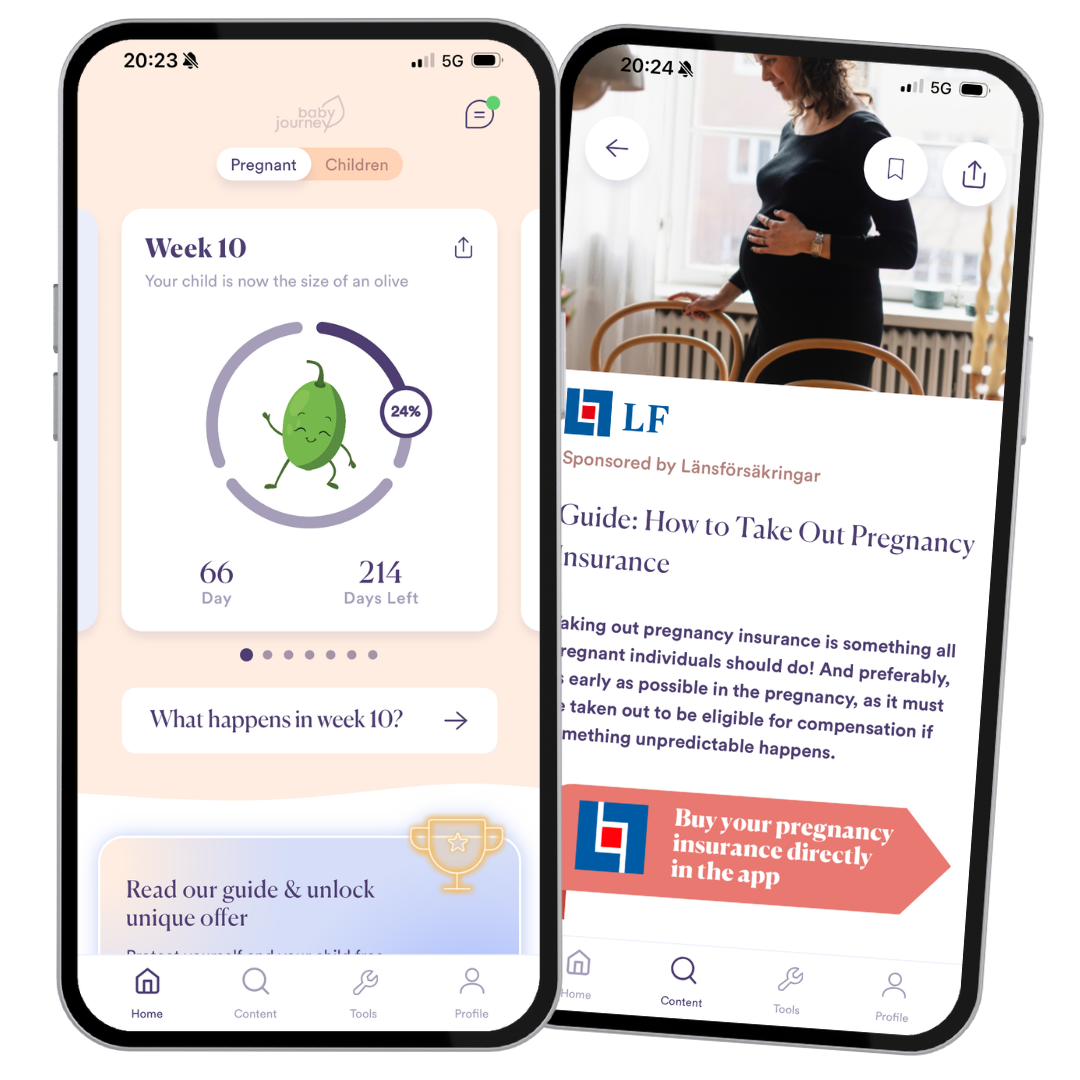 baby journey app advertising
