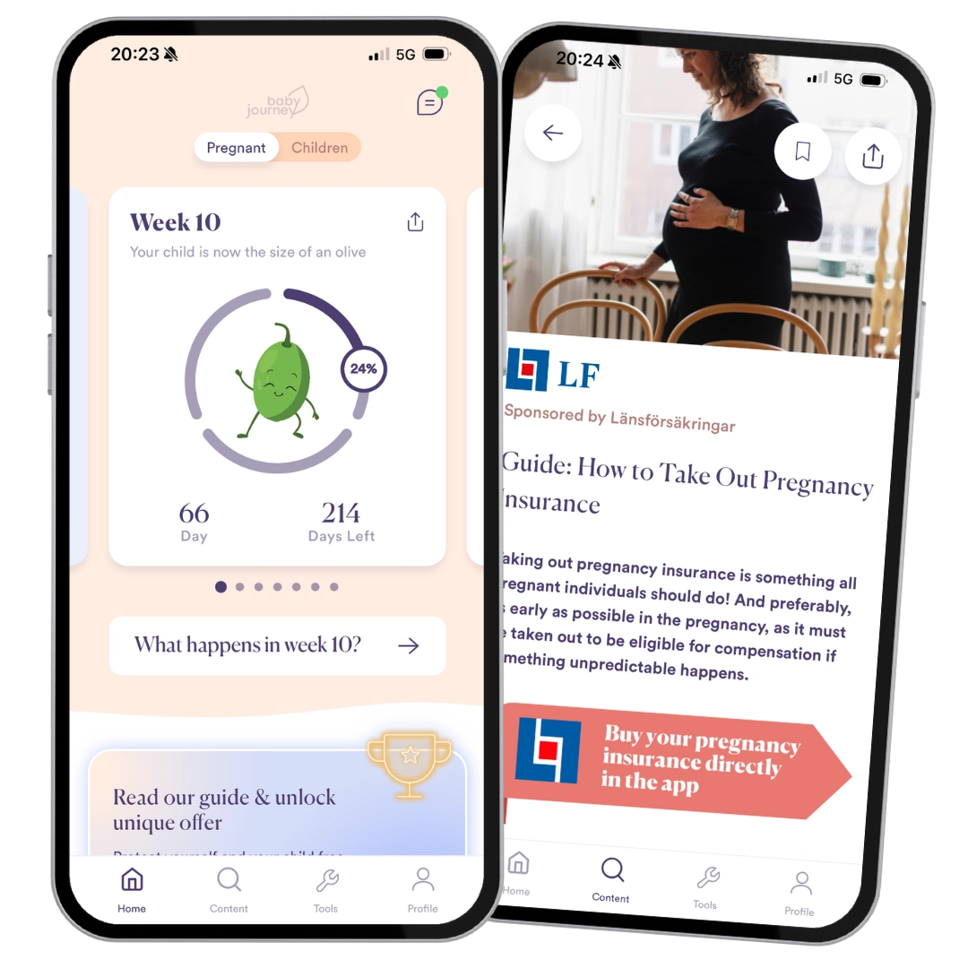 baby journey app advertising